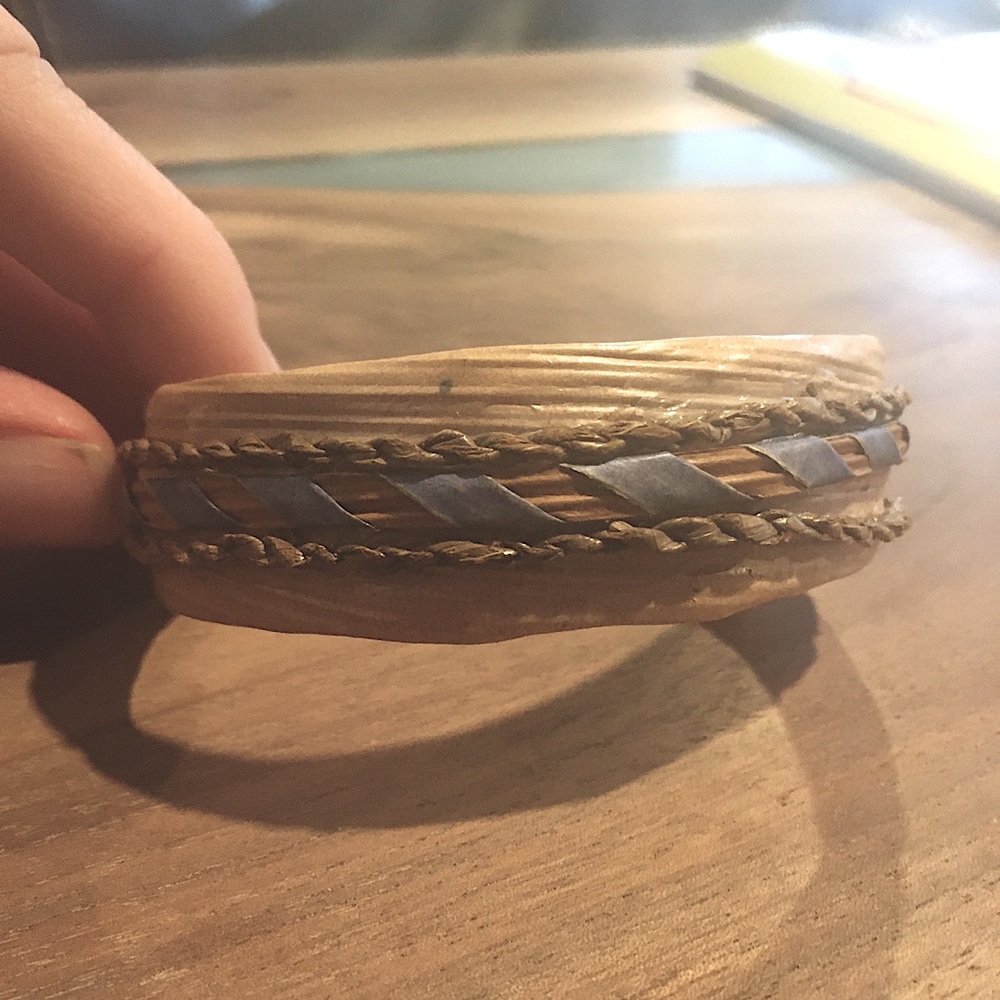 Caribbean made grass bracelet